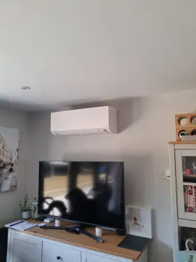 Click Here To Enlarge This Photo Of Residential Multi-Split Air Conditioning Installation
